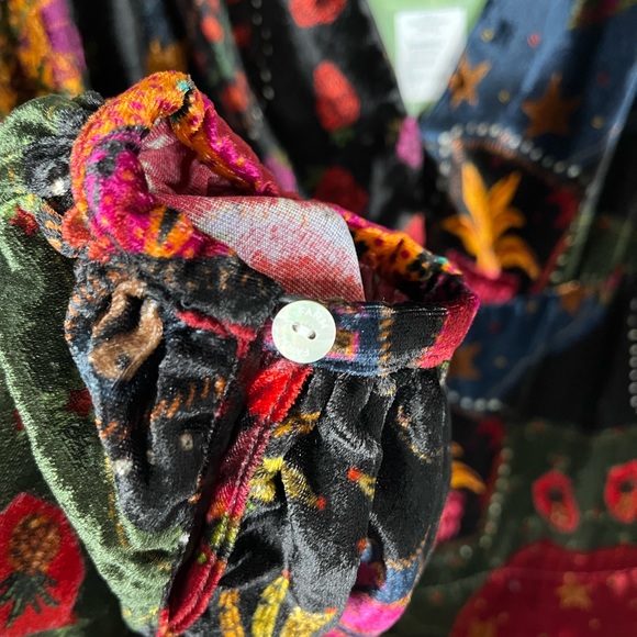 Farm Rio Crazy Mix Velvet Mini Dress - Picture 5 of 14